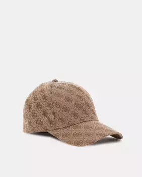 Кепка с логотипом Guess, коричневый