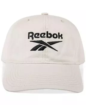 Кепка с логотипом из твила Reebok, коричневый/бежевый