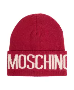 Кепка с логотипом Moschino, красный