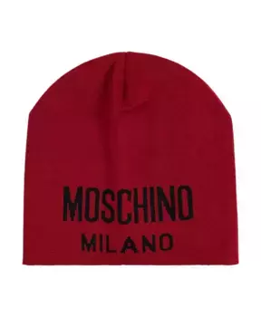 Кепка с логотипом Moschino, красный