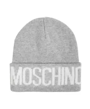 Кепка с логотипом Moschino, серый