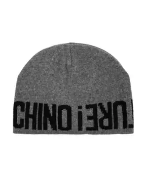 Кепка с логотипом Moschino, серый