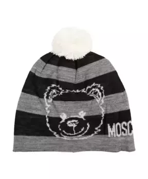 Кепка с логотипом Moschino, серый