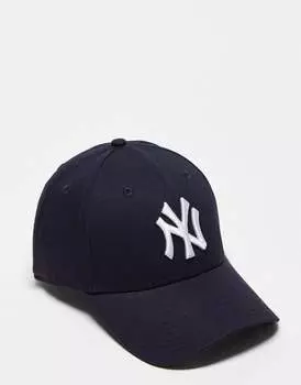 Кепка с логотипом New Era MLB 9Forty NY Yankees Темно-синяя