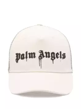 Кепка с логотипом PALM ANGELS, белый