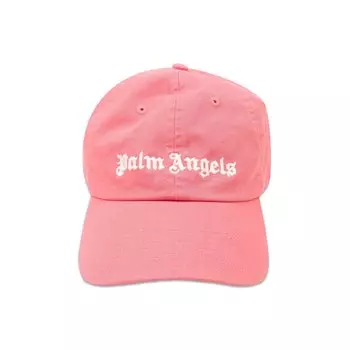 Кепка с логотипом Palm Angels Classic Baby Pink/White
