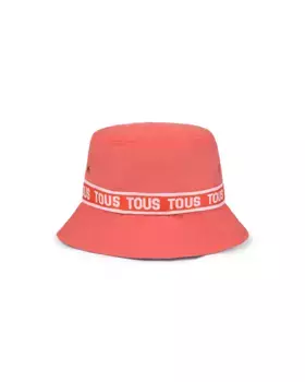 Кепка с логотипом TOUS, коралловый
