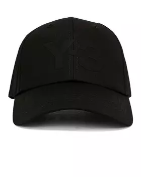 Кепка с логотипом Y-3 Yohji Yamamoto, черный