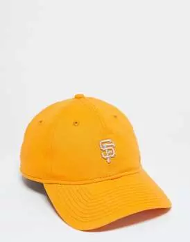 Кепка с маленьким логотипом New Era San Francisco Giants 9twenty оранжевого цвета