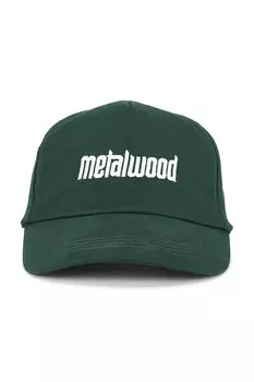 Кепка с металлическим логотипом из 5 панелей Metalwood Studio, spruce