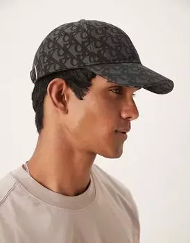 Кепка с монограммой Calvin Klein Jeans черного цвета