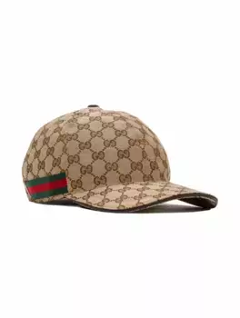 Кепка с монограммой GG Supreme Gucci, бежевый