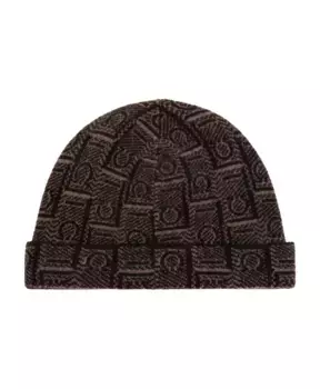 Кепка с монограммой Salvatore Ferragamo, коричневый