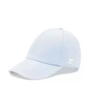 Кепка с нашивкой логотипом Courrges, синий