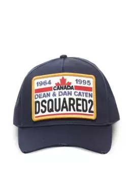 Кепка с нашивкой-логотипом DSQUARED2, синий