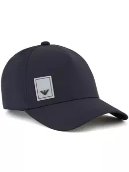 Кепка с нашивкой-логотипом Emporio Armani, синий