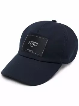 Кепка с нашивкой-логотипом FENDI, синий