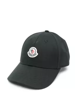 Кепка с нашивкой-логотипом Moncler, черный