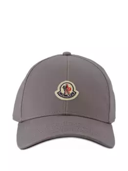Кепка с нашивкой-логотипом MONCLER, серый