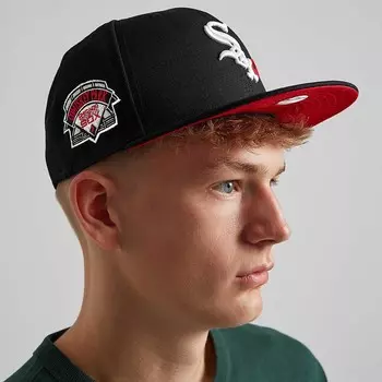 Кепка с нашивкой MLB Chicago White Sox Kiss Comiskey Park New Era, черный