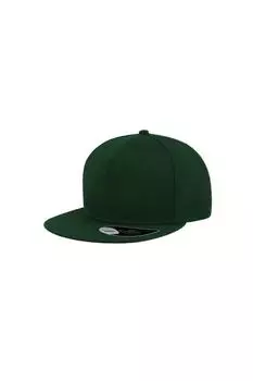 Кепка с плоским козырьком Snap Back, 6 панелей Atlantis, зеленый