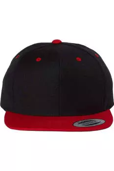 Кепка с плоским козырьком YP Classics Snapback, черный/красный