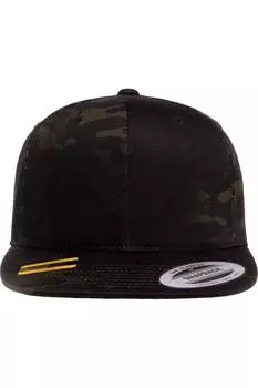 Кепка с плоским козырьком YP Classics Snapback, цвет multicam black