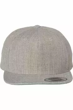 Кепка с плоским козырьком YP Classics Snapback, цвет heather grey