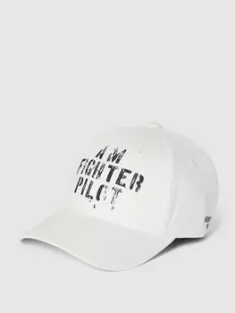 Кепка с принтом Aeronautica Militare, белый