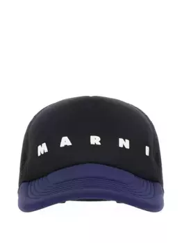 Кепка с принтом Marni, черный