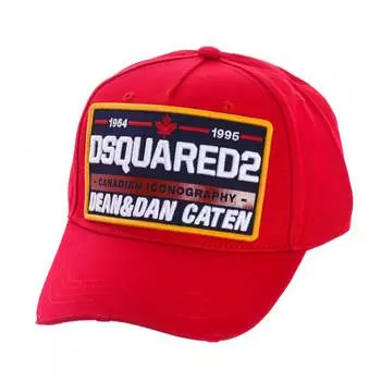 Кепка с регулируемым ремешком bmc0355 05c00001 мужчина Dsquared2, красный