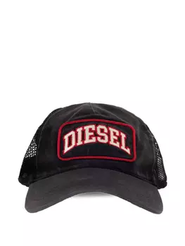 Кепка с сетчатыми панелями Diesel, черный