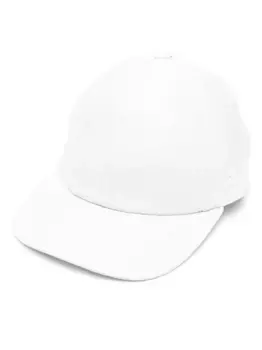 Кепка с вышитым логотипом Courrges, белый