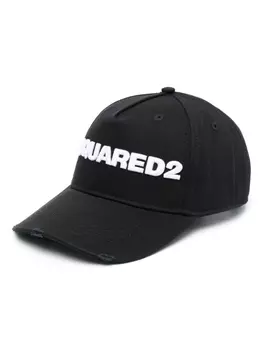 Кепка с вышитым логотипом Dsquared2, черный