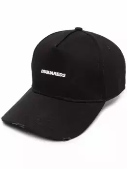 Кепка с вышитым логотипом DSQUARED2, черный