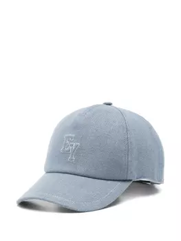 Кепка с вышитым логотипом Eleventy, синий