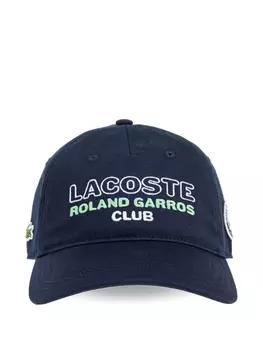 Кепка с вышитым логотипом Lacoste, синий