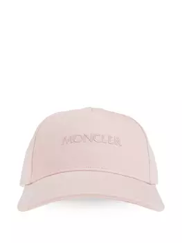 Кепка с вышитым логотипом Moncler, розовый