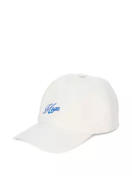 Кепка с вышитым логотипом MSGM, белый