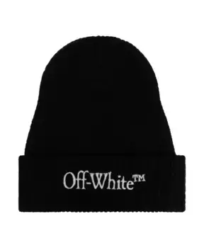 Кепка с вышитым логотипом Off White, черный