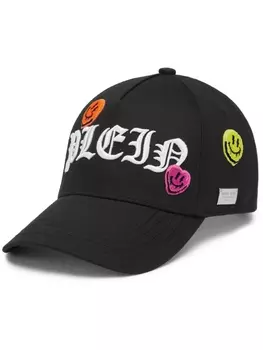 Кепка с вышитым логотипом Philipp Plein, черный