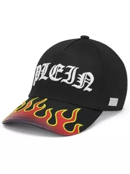 Кепка с вышитым логотипом Philipp Plein, черный