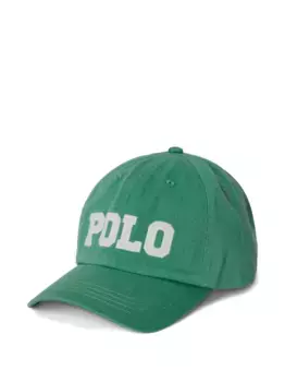 Кепка с вышитым логотипом POLO RALPH LAUREN KIDS, зеленый