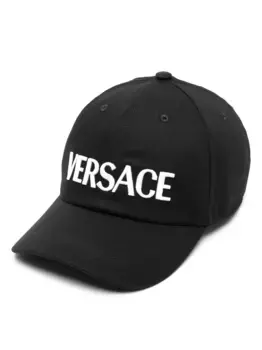 Кепка с вышитым логотипом VERSACE, черный