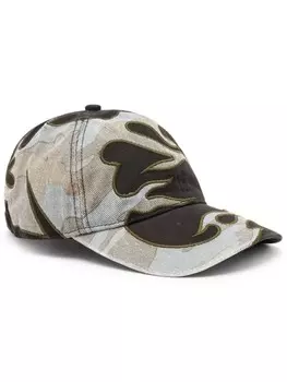 Кепка с вышивкой Diesel, черный