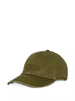 Кепка с вышивкой MM6 Maison Margiela Kids, зеленый