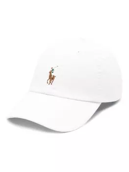 Кепка с вышивкой Polo Pony Polo Ralph Lauren, белый