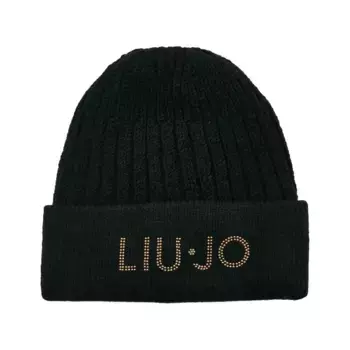 Кепка с заклепками и логотипом Liu Jo, черный