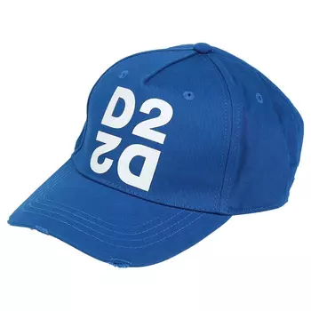 Кепка с зеркальным логотипом d2 Dsquared2, синий