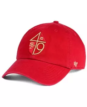 Кепка San Francisco 49ers CLEAN UP с ремешком на спине '47 Brand